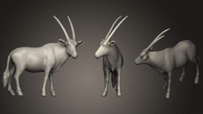 Animal figurines (STKJ_1828) 3D model for CNC machine